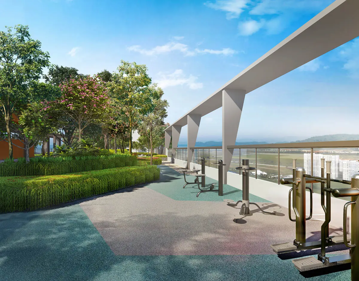 khu gym ngoài trời stc tân phú