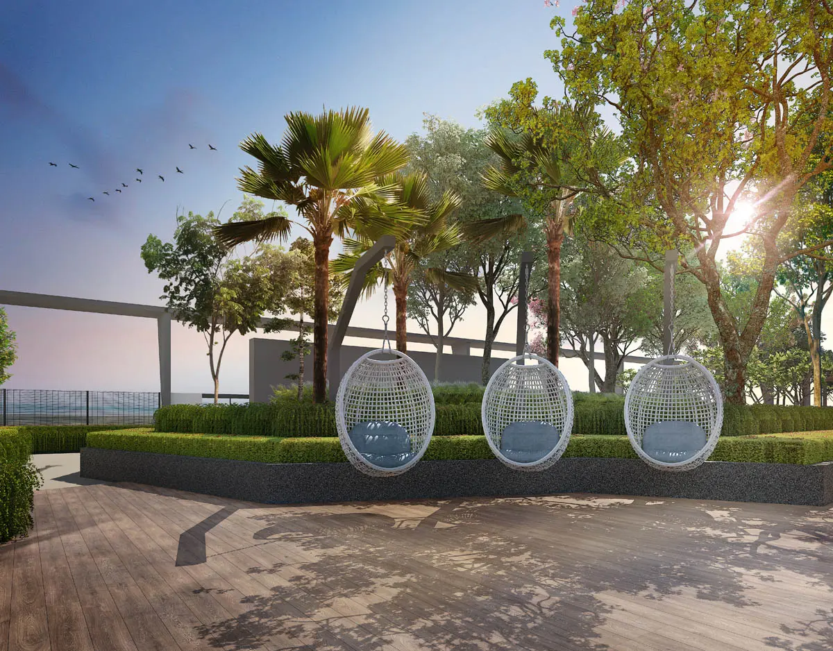 xích đu công viên sân thượng stc tân phú